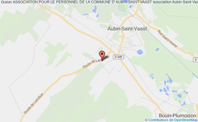 ASSOCIATION POUR LE PERSONNEL DE LA COMMUNE D' AUBIN-SAINT-VAAST