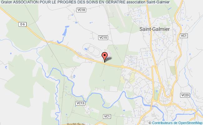 plan association Association Pour Le Progres Des Soins En Geriatrie Saint-Galmier