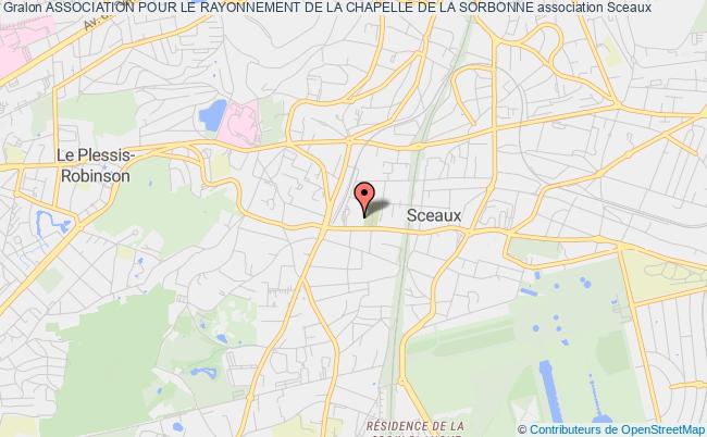 plan association Association Pour Le Rayonnement De La Chapelle De La Sorbonne Sceaux