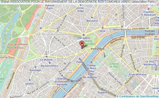 plan association Association Pour Le Rayonnement De La Democratie Aux Comores (ardc) Paris