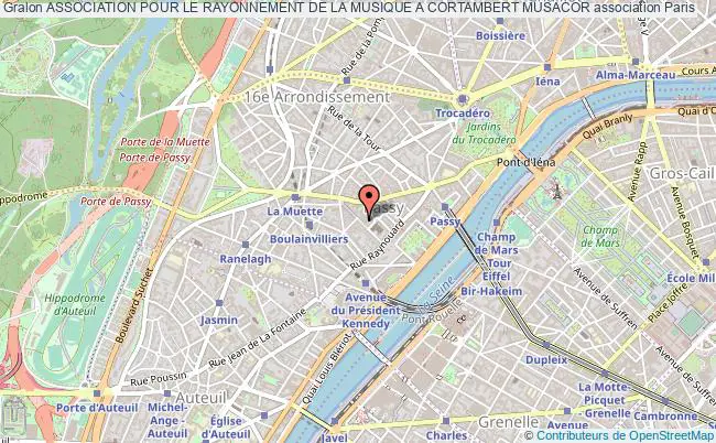 plan association Association Pour Le Rayonnement De La Musique A Cortambert Musacor Paris