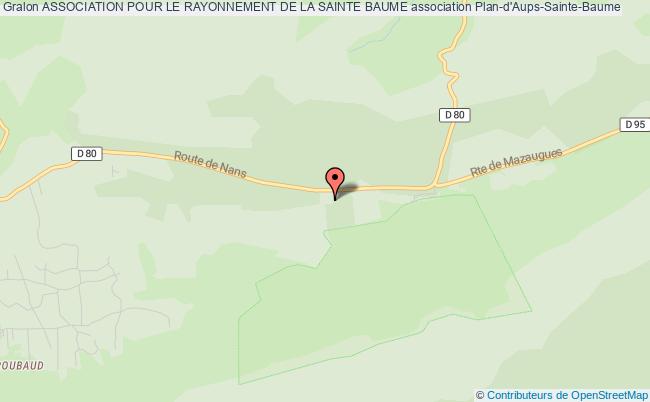 plan association Association Pour Le Rayonnement De La Sainte Baume Plan-d'Aups-Sainte-Baume
