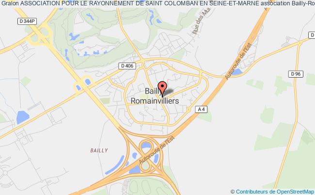 plan association Association Pour Le Rayonnement De Saint Colomban En Seine-et-marne Bailly-Romainvilliers
