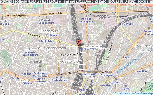 plan association Association Pour Le Regroupement Et Le Rapprochement Des Outremers A L'hexagone - A.p.r.r.o.h. Paris