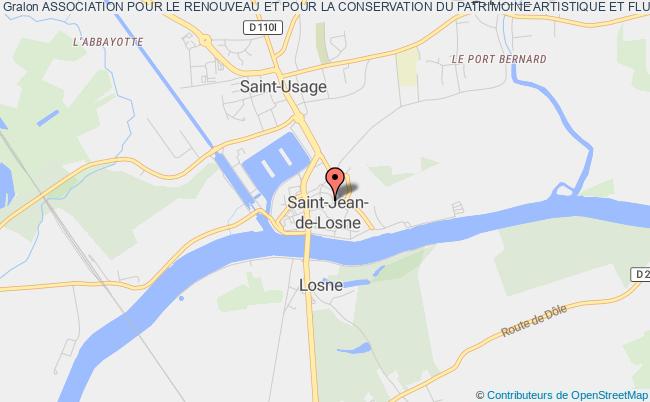 plan association Association Pour Le Renouveau Et Pour La Conservation Du Patrimoine Artistique Et Fluvial - Aqua Saint-Jean-de-Losne