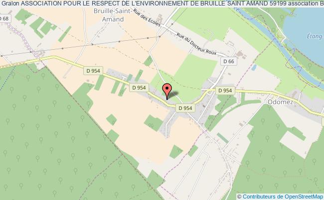 plan association Association Pour Le Respect De L'environnement De Bruille Saint Amand 59199 Bruille-Saint-Amand