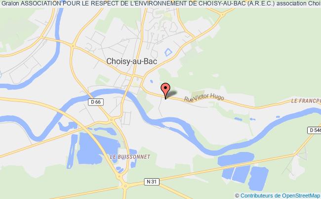 plan association Association Pour Le Respect De L'environnement De Choisy-au-bac (a.r.e.c.) Choisy-au-Bac