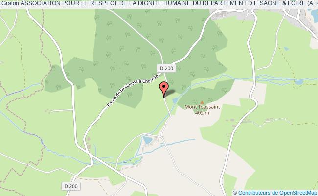 plan association Association Pour Le Respect De La Dignite Humaine Du Departement D E Saone & Loire (a.r.d.h.)    (pa) La    Guiche