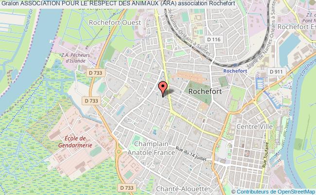 plan association Association Pour Le Respect Des Animaux (ara) Rochefort