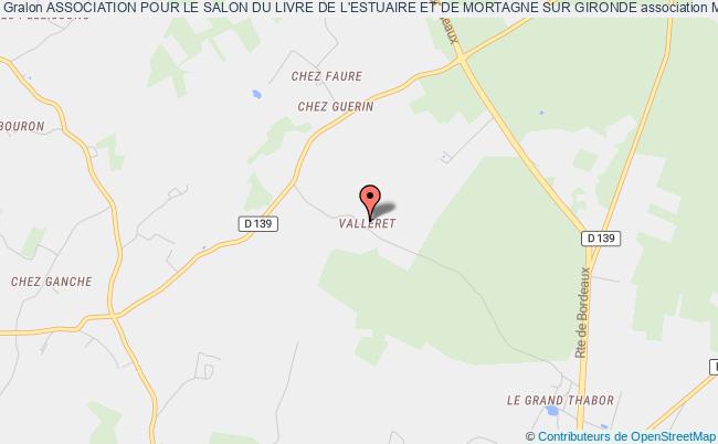 plan association Association Pour Le Salon Du Livre De L'estuaire Et De Mortagne Sur Gironde Mortagne-sur-Gironde