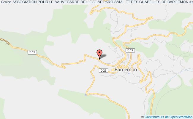 ASSOCIATION POUR LE SAUVEGARDE DE L EGLISE PAROISSIAL ET DES CHAPELLES DE BARGEMON