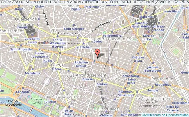 plan association Association Pour Le Soutien Aux Actions De Developpement De Gagnoa (asadev - Gagnoa) Paris