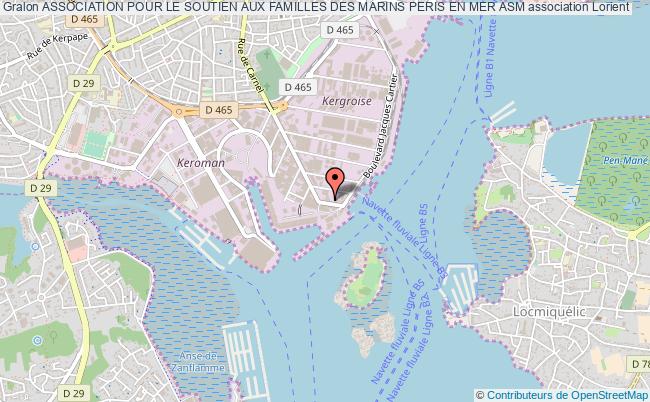 plan association Association Pour Le Soutien Aux Familles Des Marins Peris En Mer Asm Lorient