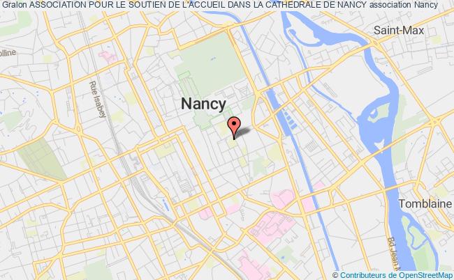plan association Association Pour Le Soutien De L'accueil Dans La Cathedrale De Nancy Nancy