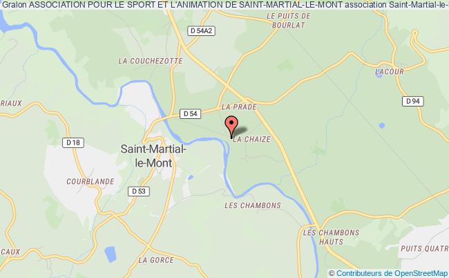 plan association Association Pour Le Sport Et L'animation De Saint-martial-le-mont Saint-Martial-le-Mont