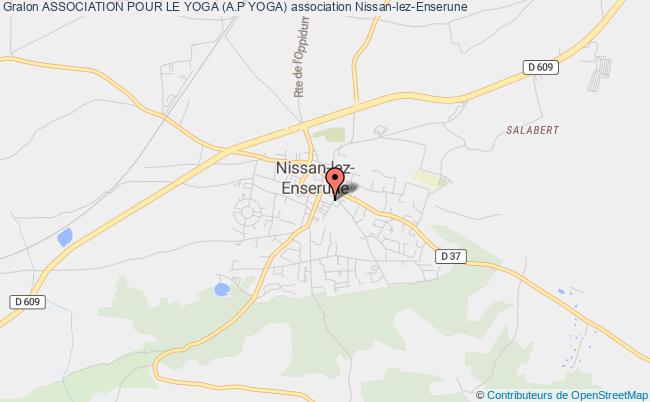 plan association Association Pour Le Yoga (a.p Yoga) Nissan-lez-Enserune