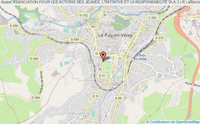plan association Association Pour Les Actions Des Jeunes, L'initiative Et La Responsabilite (a.a.j.i.r.) Le    Puy-en-Velay