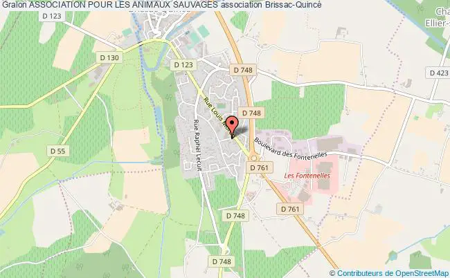 plan association Association Pour Les Animaux Sauvages Saint Saturnin sur Loire