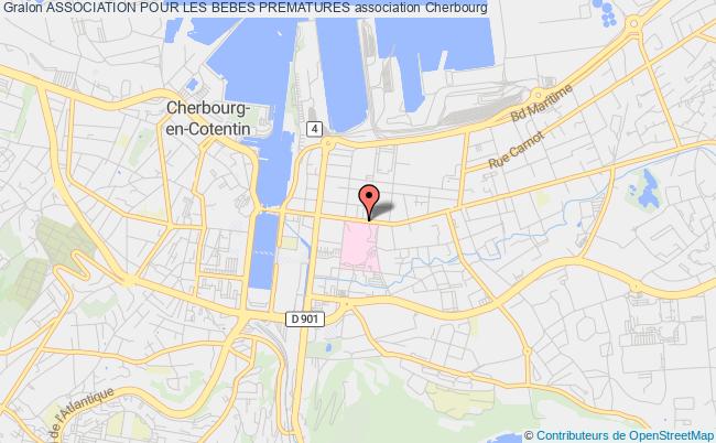 plan association Association Pour Les Bebes Prematures Cherbourg-Octeville