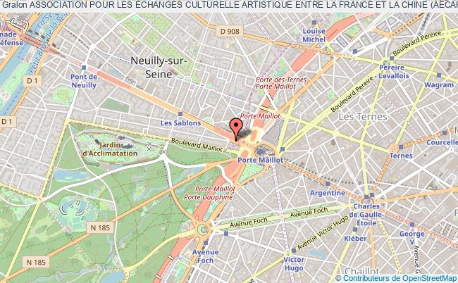 plan association Association Pour Les Échanges Culturelle Artistique Entre La France Et La Chine (aecafc) Neuilly-sur-Seine