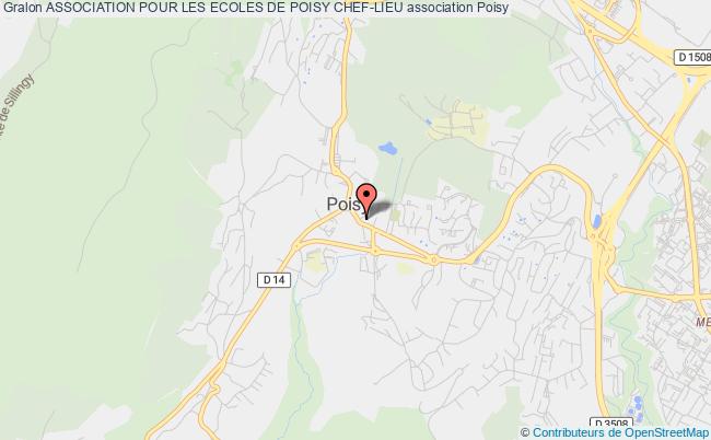 plan association Association Pour Les Ecoles De Poisy Chef-lieu Poisy