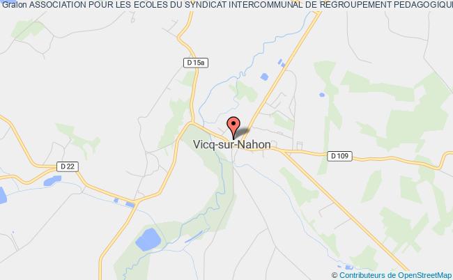 plan association Association Pour Les Ecoles Du Syndicat Intercommunal De Regroupement Pedagogique De Veuil - Vicq/nahon Et Lange Vicq-sur-Nahon
