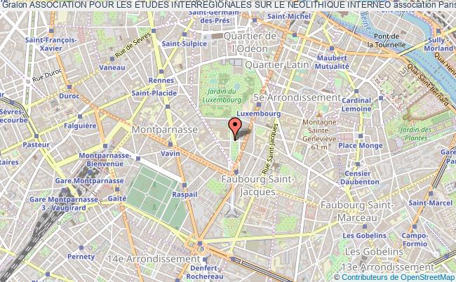 plan association Association Pour Les Etudes Interregionales Sur Le Neolithique Interneo Paris