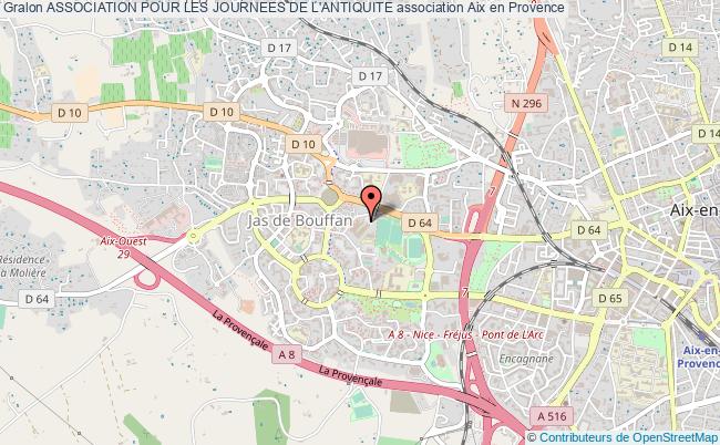 plan association Association Pour Les Journees De L'antiquite Aix-en-Provence