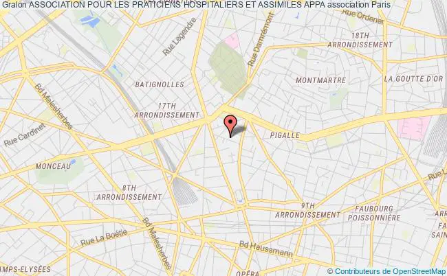 plan association Association Pour Les Praticiens Hospitaliers Et Assimiles Appa Paris