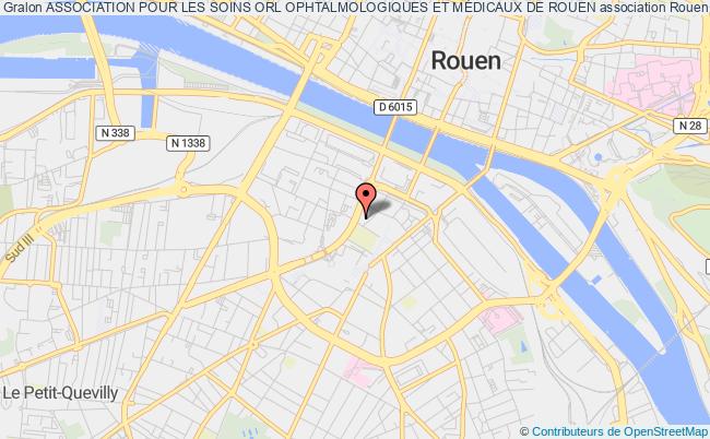 plan association Association Pour Les Soins Orl Ophtalmologiques Et MÉdicaux De Rouen Rouen