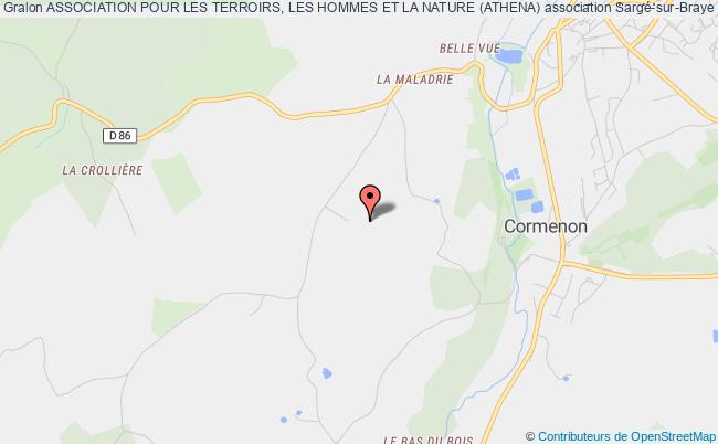 plan association Association Pour Les Terroirs, Les Hommes Et La Nature (athena) Sargé-sur-Braye