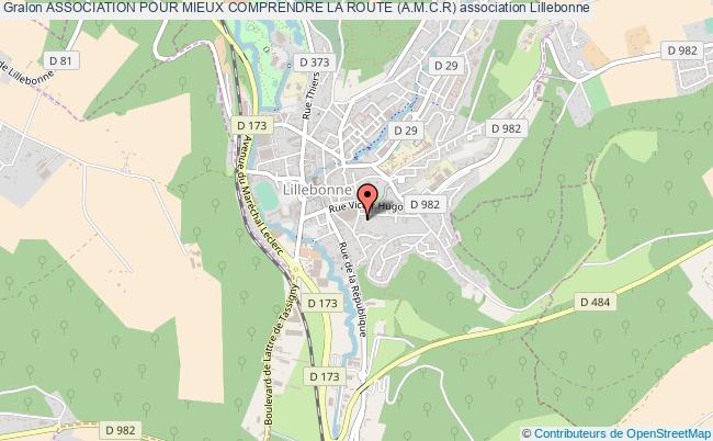 ASSOCIATION POUR MIEUX COMPRENDRE LA ROUTE (A.M.C.R)