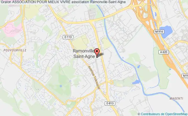 plan association Association Pour Mieux Vivre Ramonville-Saint-Agne