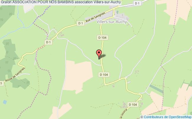 plan association Association Pour Nos Bambins Villers-sur-Auchy