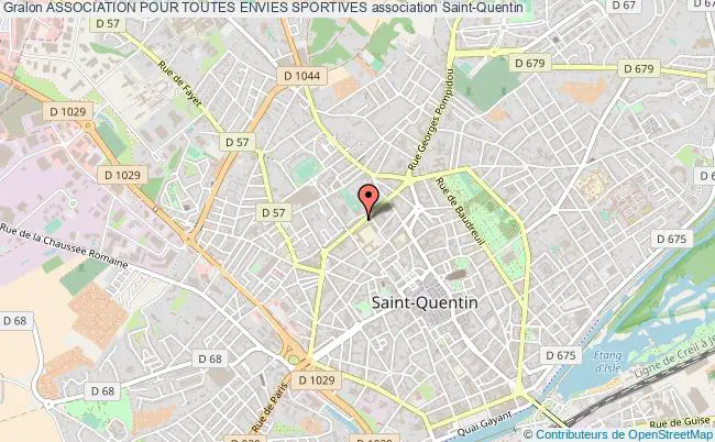 plan association Association Pour Toutes Envies Sportives Saint-Quentin