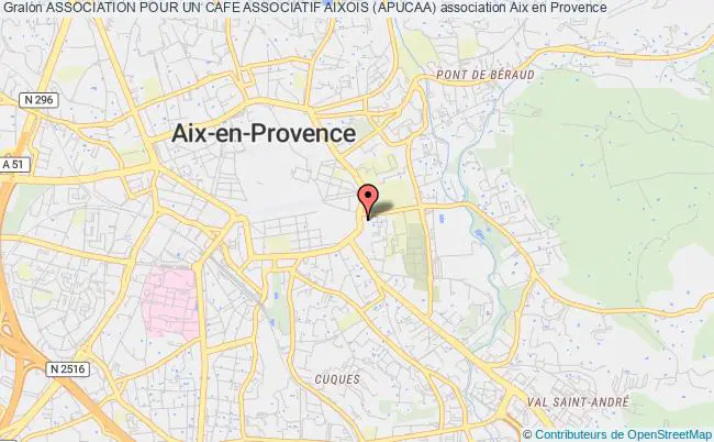 plan association Association Pour Un Cafe Associatif Aixois (apucaa) Aix-en-Provence