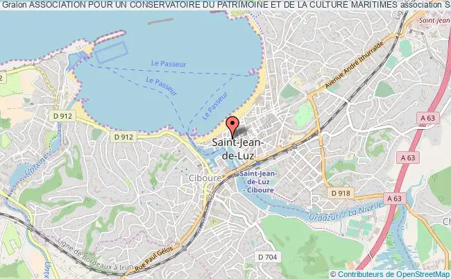 plan association Association Pour Un Conservatoire Du Patrimoine Et De La Culture Maritimes Saint-Jean-de-Luz
