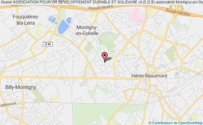 plan association Association Pour Un Developpement Durable Et Solidaire (a.d.d.s) Montigny-en-Gohelle