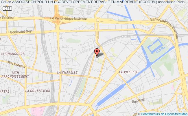 plan association Association Pour Un Ecodeveloppement Durable En Mauritanie (ecodum) Paris