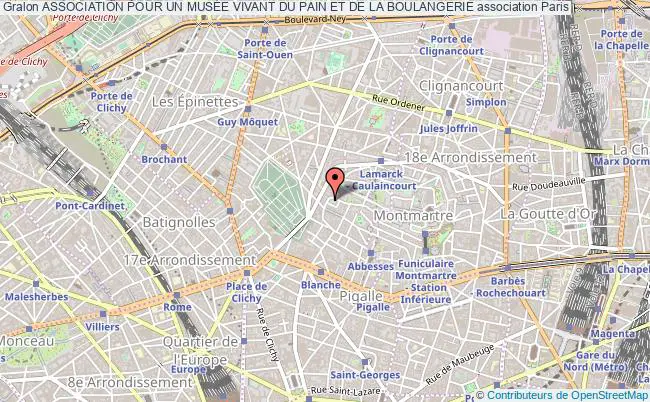 plan association Association Pour Un MusÉe Vivant Du Pain Et De La Boulangerie Paris