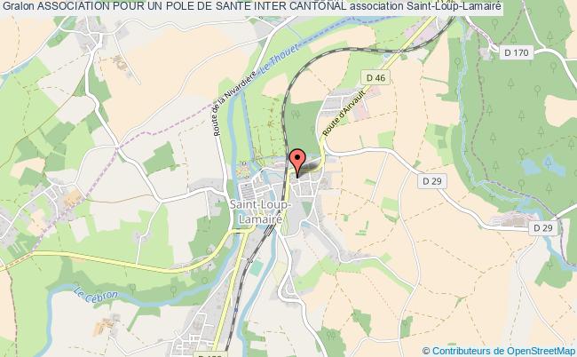 plan association Association Pour Un Pole De Sante Inter Cantonal Saint-Loup-Lamairé