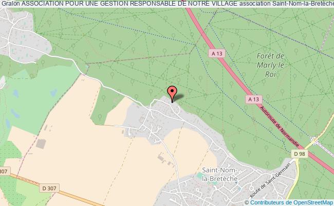 plan association Association Pour Une Gestion Responsable De Notre Village Saint-Nom-la-Bretèche