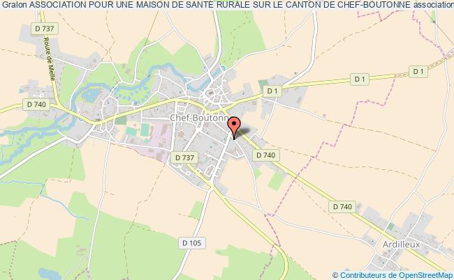plan association Association Pour Une Maison De Sante Rurale Sur Le Canton De Chef-boutonne Chef-Boutonne