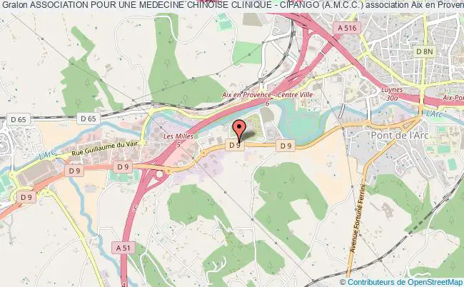 plan association Association Pour Une Medecine Chinoise Clinique - Cipango (a.m.c.c.) Aix-en-Provence
