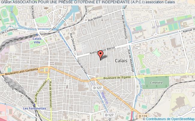 plan association Association Pour Une Presse Citoyenne Et Independante (a.p.c.i) Calais