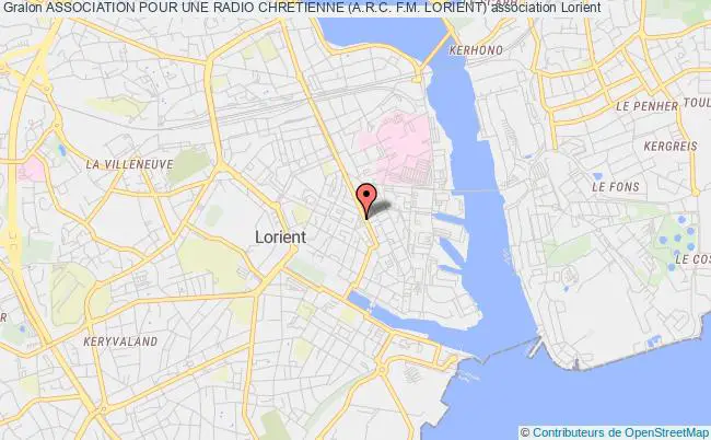 plan association Association Pour Une Radio Chretienne (a.r.c. F.m. Lorient) Lorient