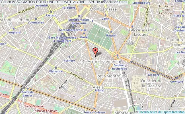 plan association Association Pour Une Retraite Active - Apura Paris
