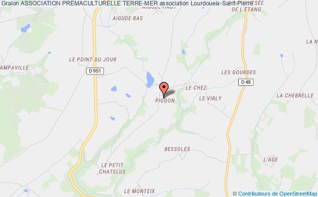 plan association Association Premaculturelle Terre-mer Lourdoueix-Saint-Pierre