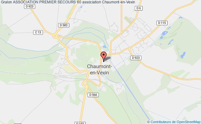 plan association Association Premier Secours 60 Chaumont-en-Vexin