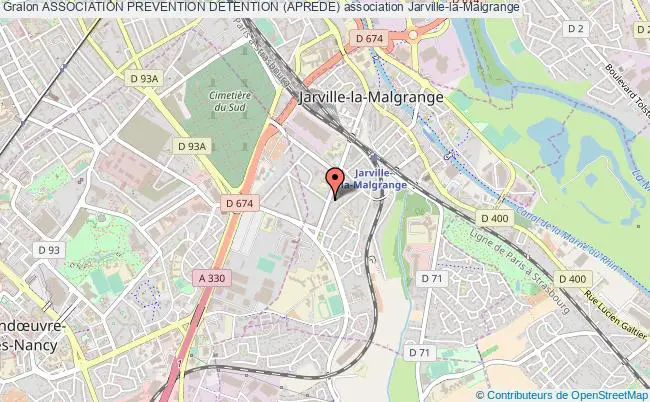 plan association Association Prevention Detention (aprede) Jarville-la-Malgrange